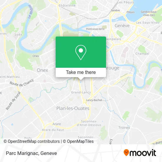Parc Marignac map