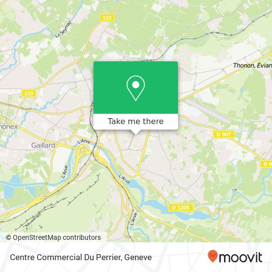 Centre Commercial Du Perrier map