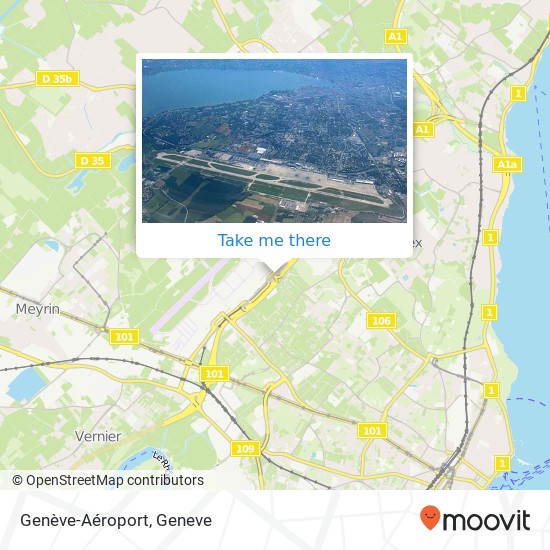 Genève-Aéroport Karte
