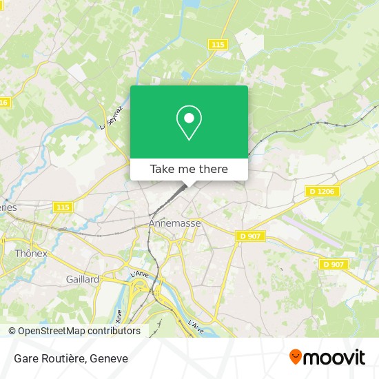 Gare Routière map