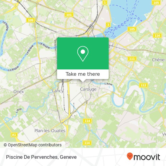 Piscine De Pervenches map