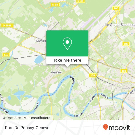 Parc De Poussy map