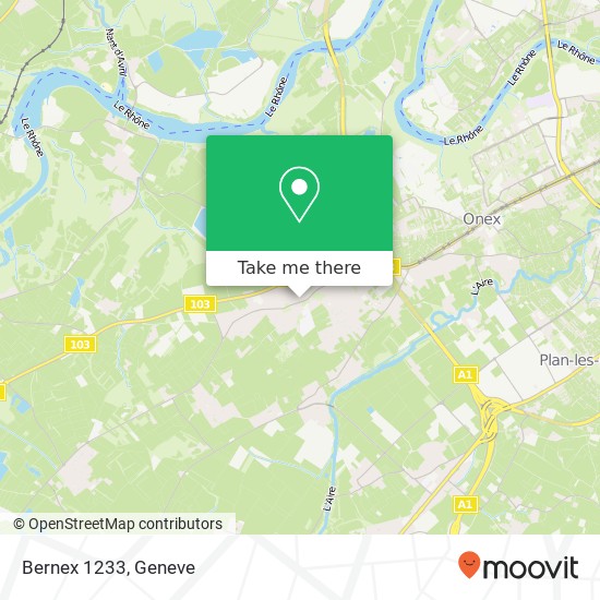 Bernex 1233 map