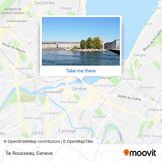 Île Rousseau map