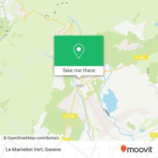 Le Mamelon Vert map