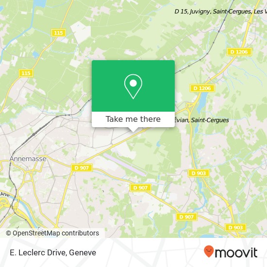 E. Leclerc Drive map
