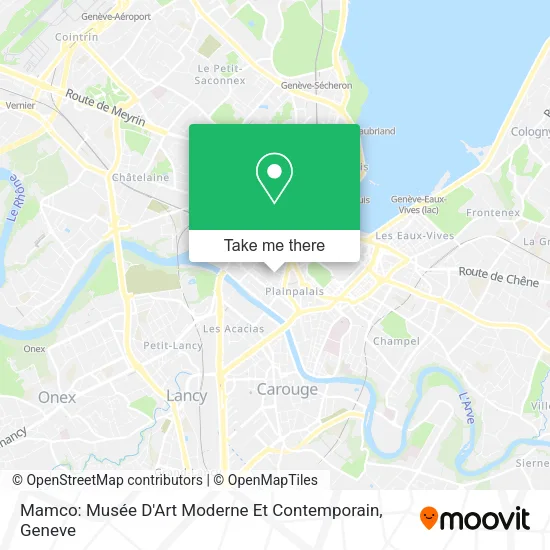 Mamco: Musée D'Art Moderne Et Contemporain map