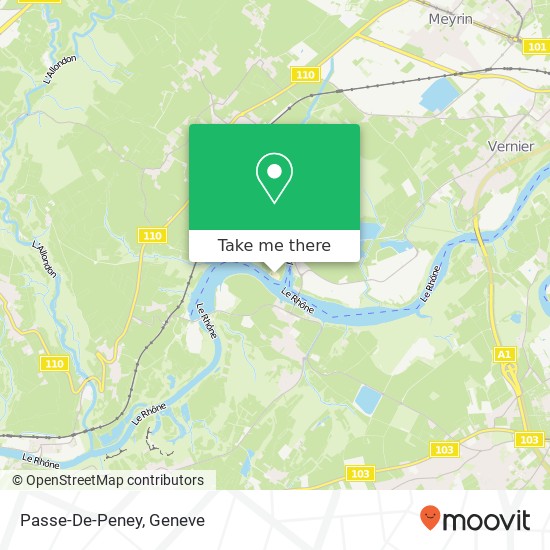 Passe-De-Peney Karte