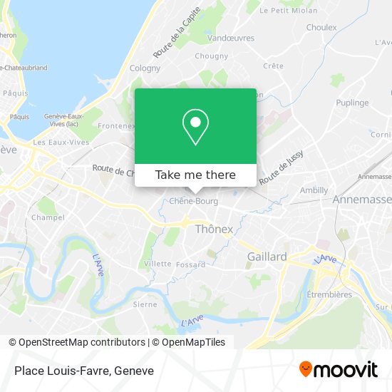 Place Louis-Favre map