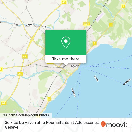 Service De Psychiatrie Pour Enfants Et Adolescents map