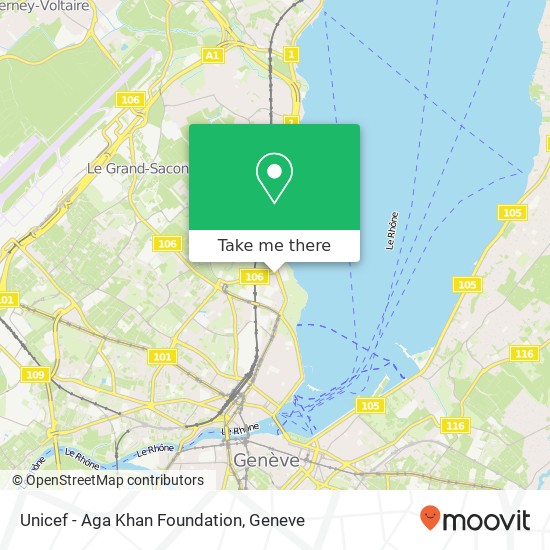 Unicef - Aga Khan Foundation map