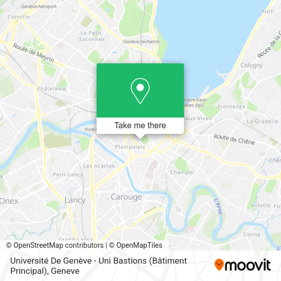 Université De Genève - Uni Bastions (Bâtiment Principal) map