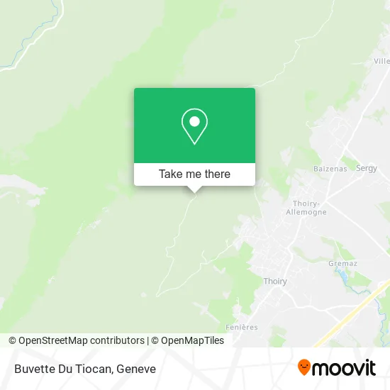Buvette Du Tiocan map