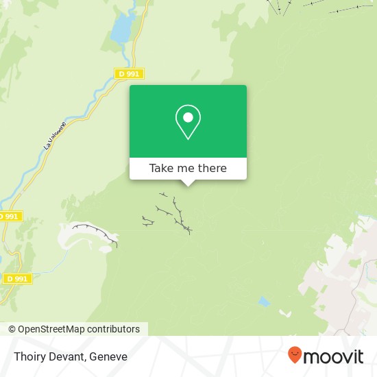 Thoiry Devant map