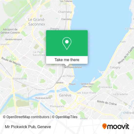 Mr Pickwick Pub map