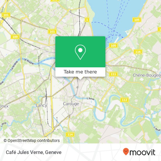 Café Jules Verne map