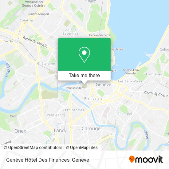 Genève Hôtel Des Finances plan