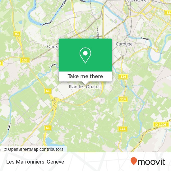 Les Marronniers map