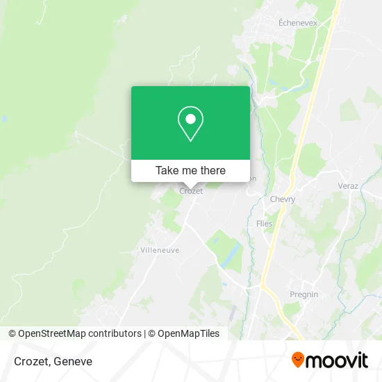 Crozet map