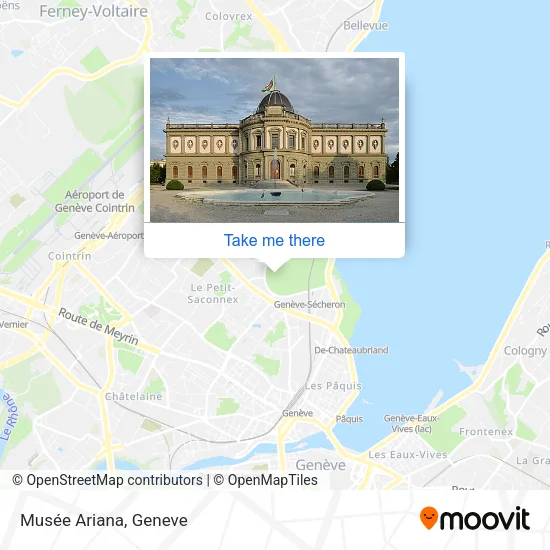 Musée Ariana map