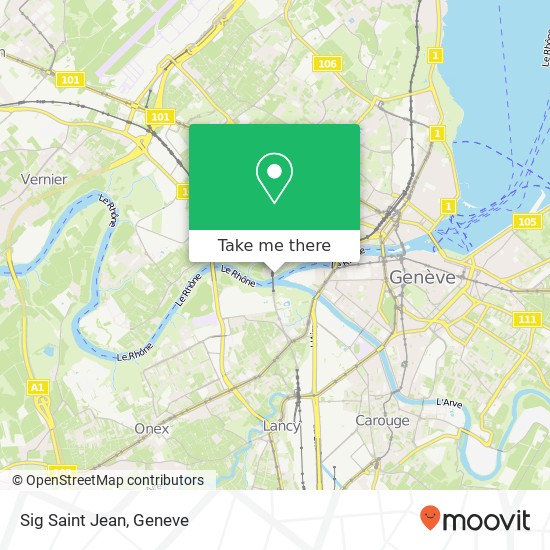 Sig Saint Jean map