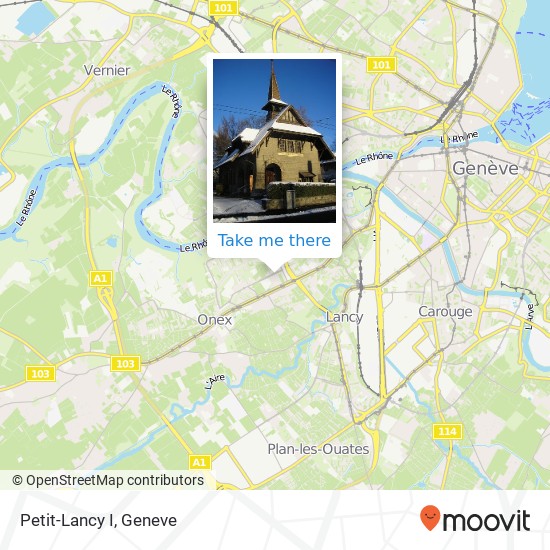 Petit-Lancy I map