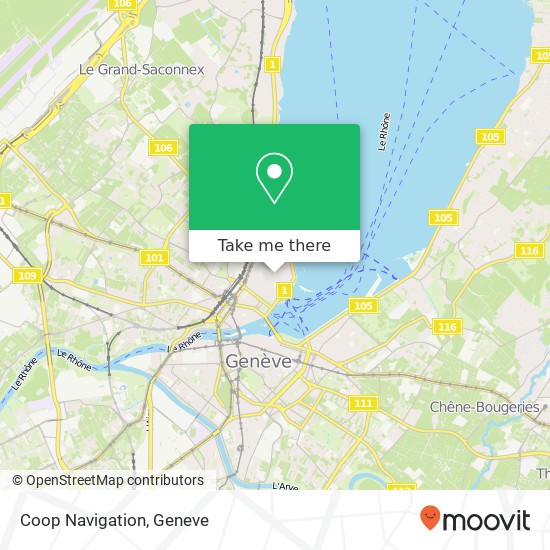 Coop Navigation Karte