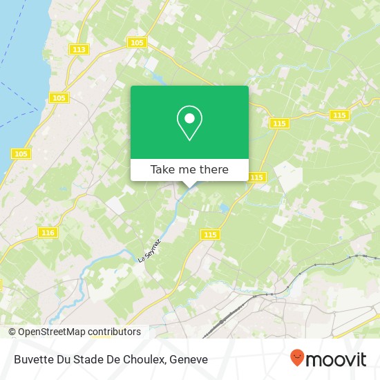 Buvette Du Stade De Choulex map