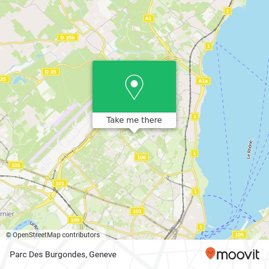 Parc Des Burgondes map