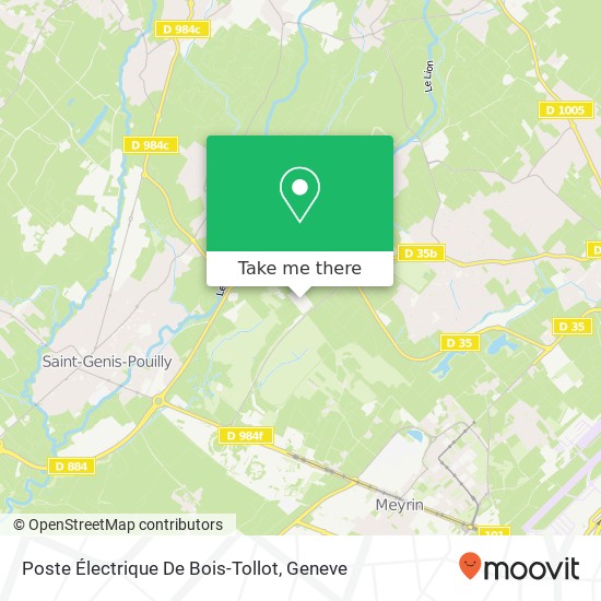 Poste Électrique De Bois-Tollot map
