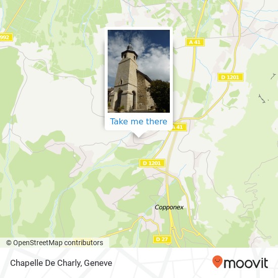 Chapelle De Charly Karte