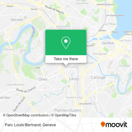 Parc Louis-Bertrand map