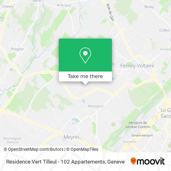 Résidence Vert Tilleul - 102 Appartements map