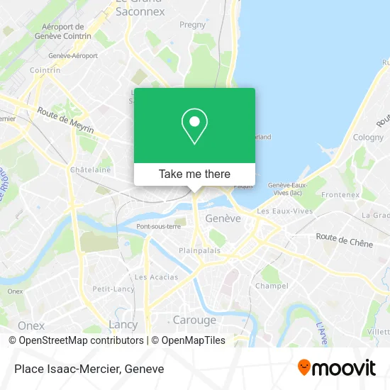 Place Isaac-Mercier plan