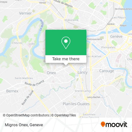 Migros Onex map