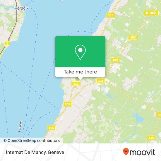 Internat De Mancy map