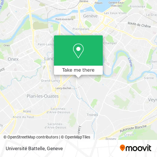 Université Battelle map