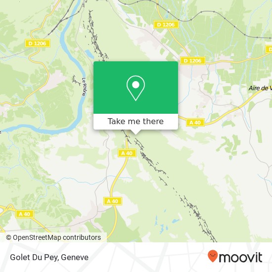 Golet Du Pey map