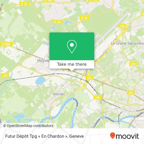 Futur Dépôt Tpg « En Chardon » map
