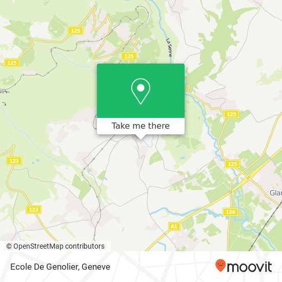 Ecole De Genolier map