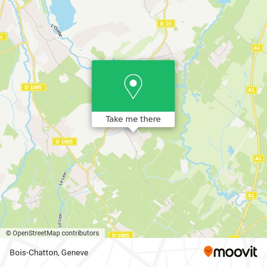 Bois-Chatton Karte