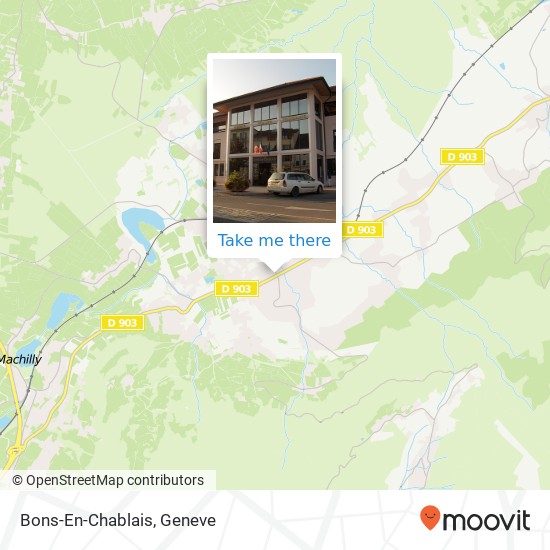 Bons-En-Chablais map