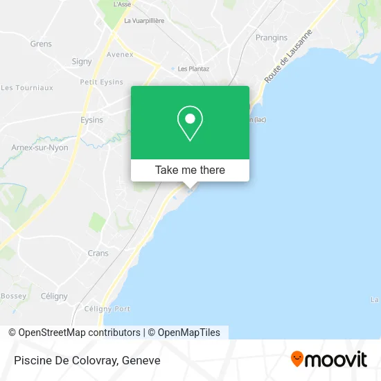 Piscine De Colovray map
