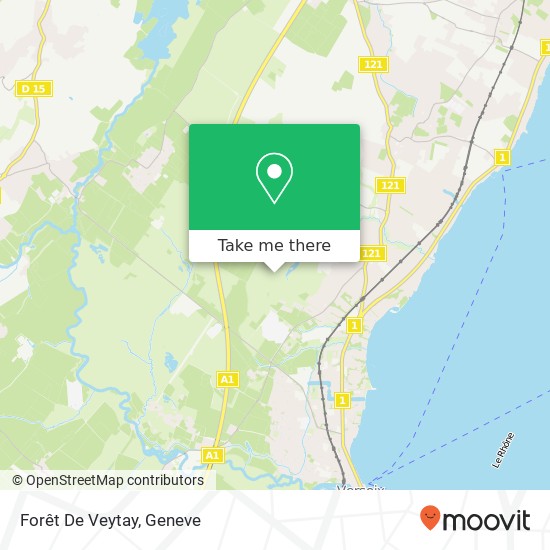 Forêt De Veytay map