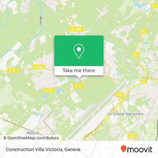 Construction Villa Victoria map