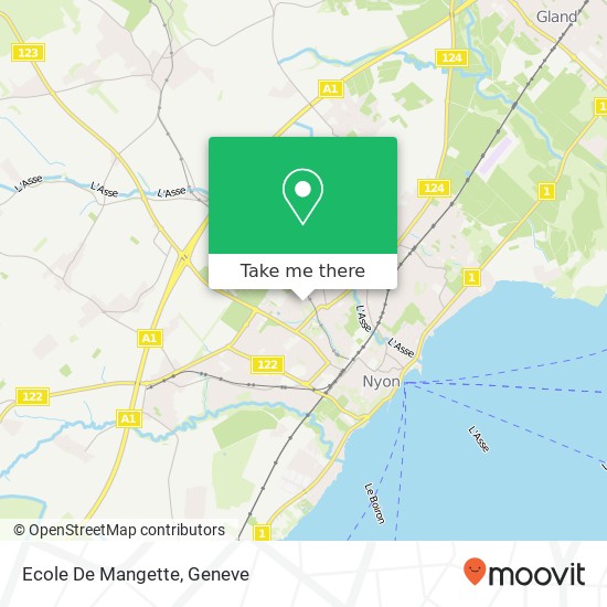 Ecole De Mangette map