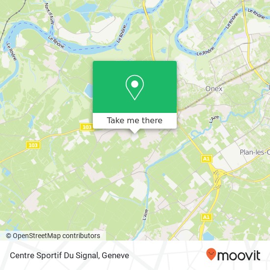 Centre Sportif Du Signal map