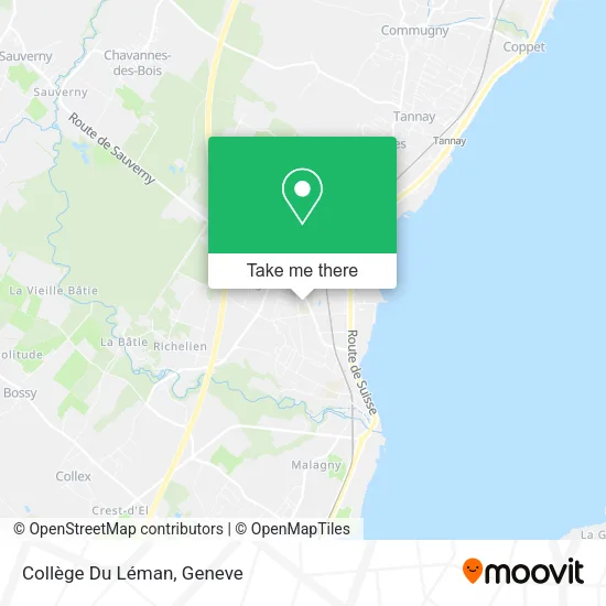 Collège Du Léman map