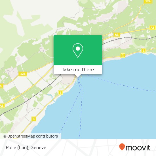 Rolle (Lac) map