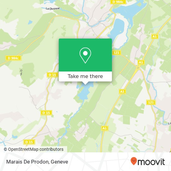 Marais De Prodon map